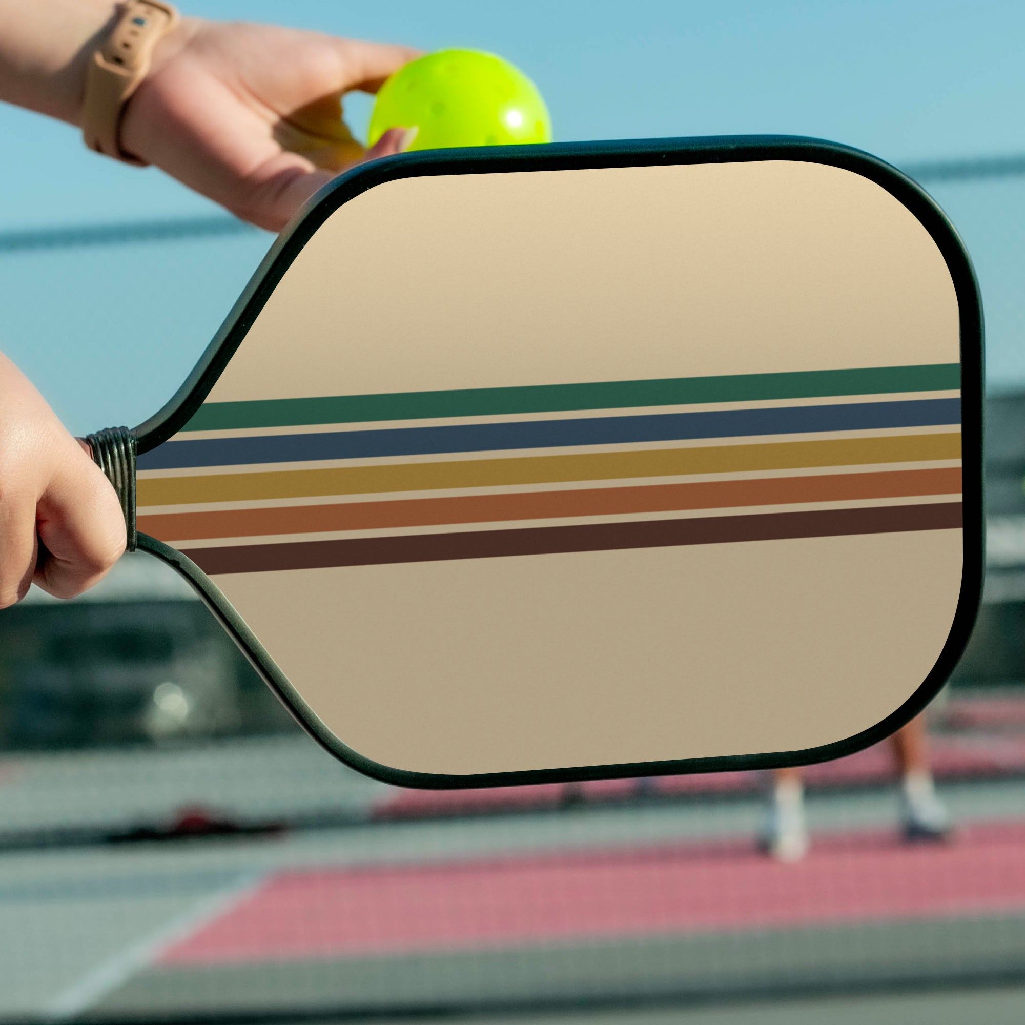 Elakai 16MM Retro Stripes Pickleball Paddle | Heirloom Boulevard