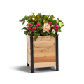 Cedar Planters 18″ x 18″ Planter Box - 24" TALL | Heirloom Boulevard