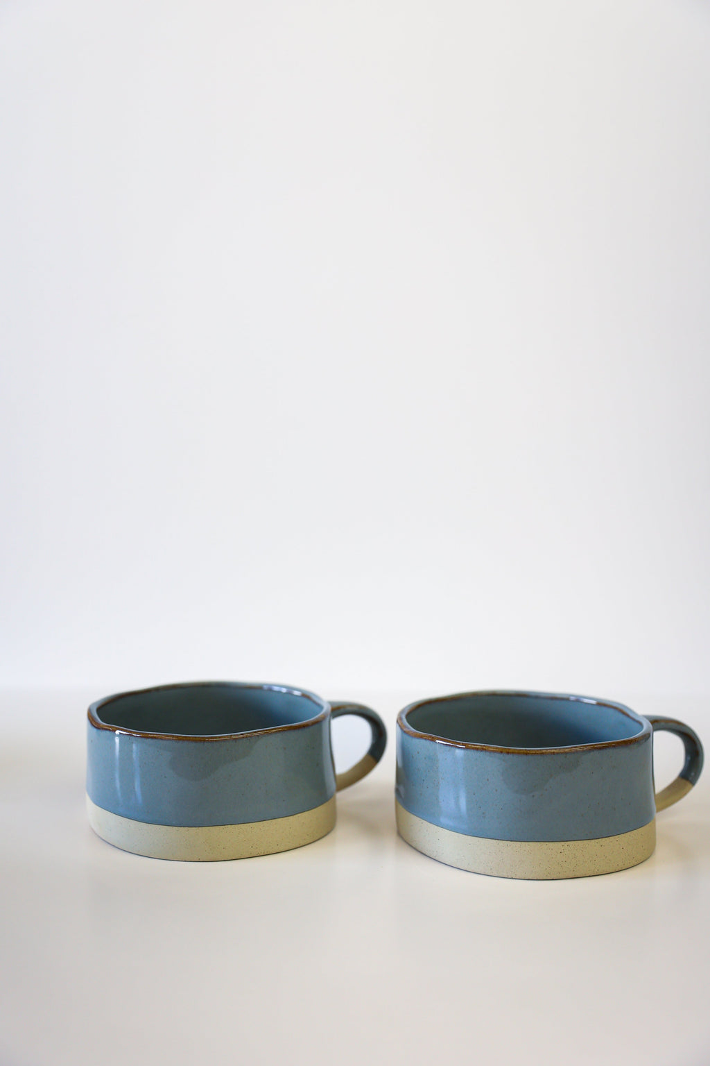 Glazed Garage Ceramics Avalon Soup Bowl | Waterfall (Set of 2) | Heirloom Boulevard