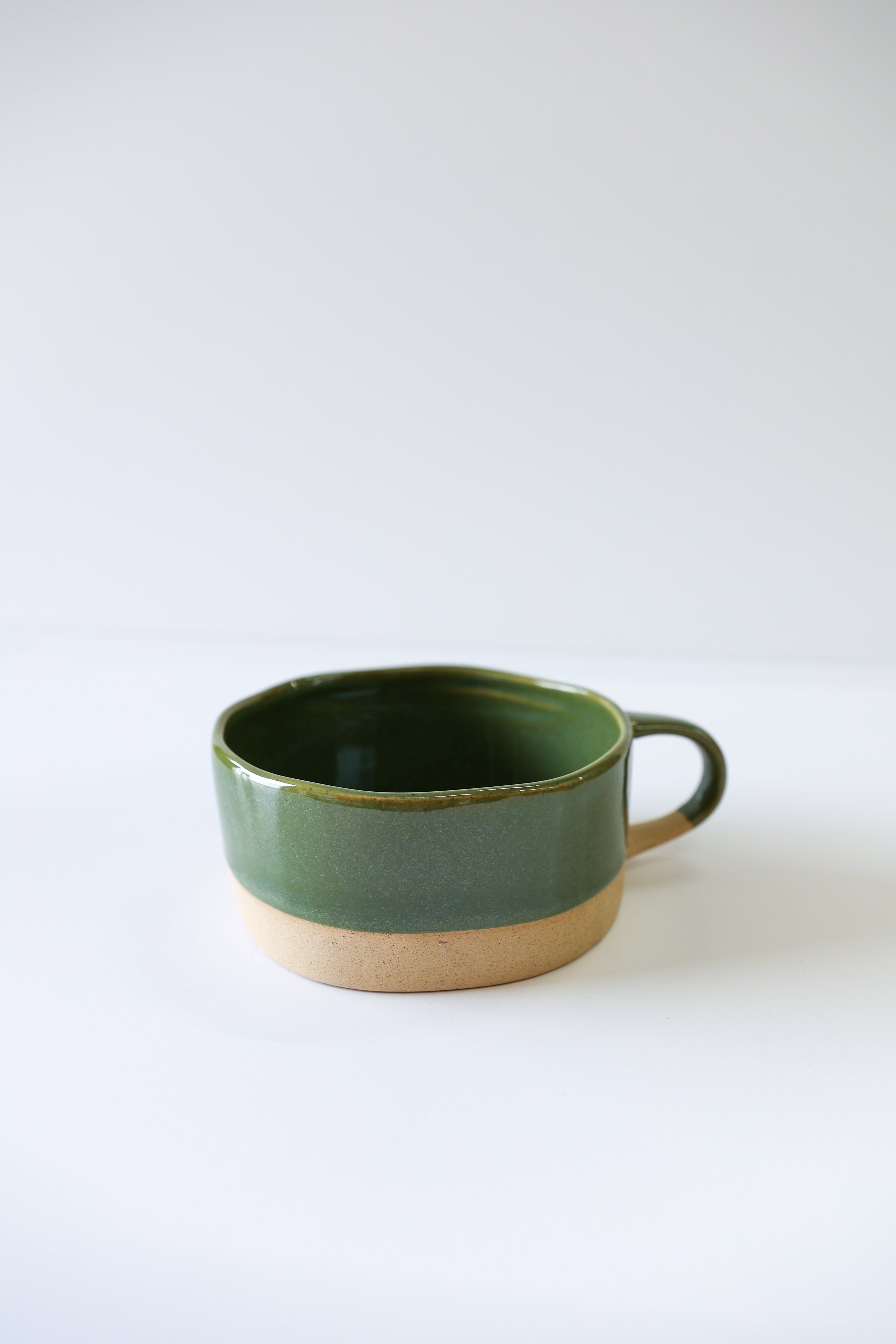 Glazed Garage Ceramics Avalon Soup Bowl | Moss (Set of 2) | Heirloom Boulevard