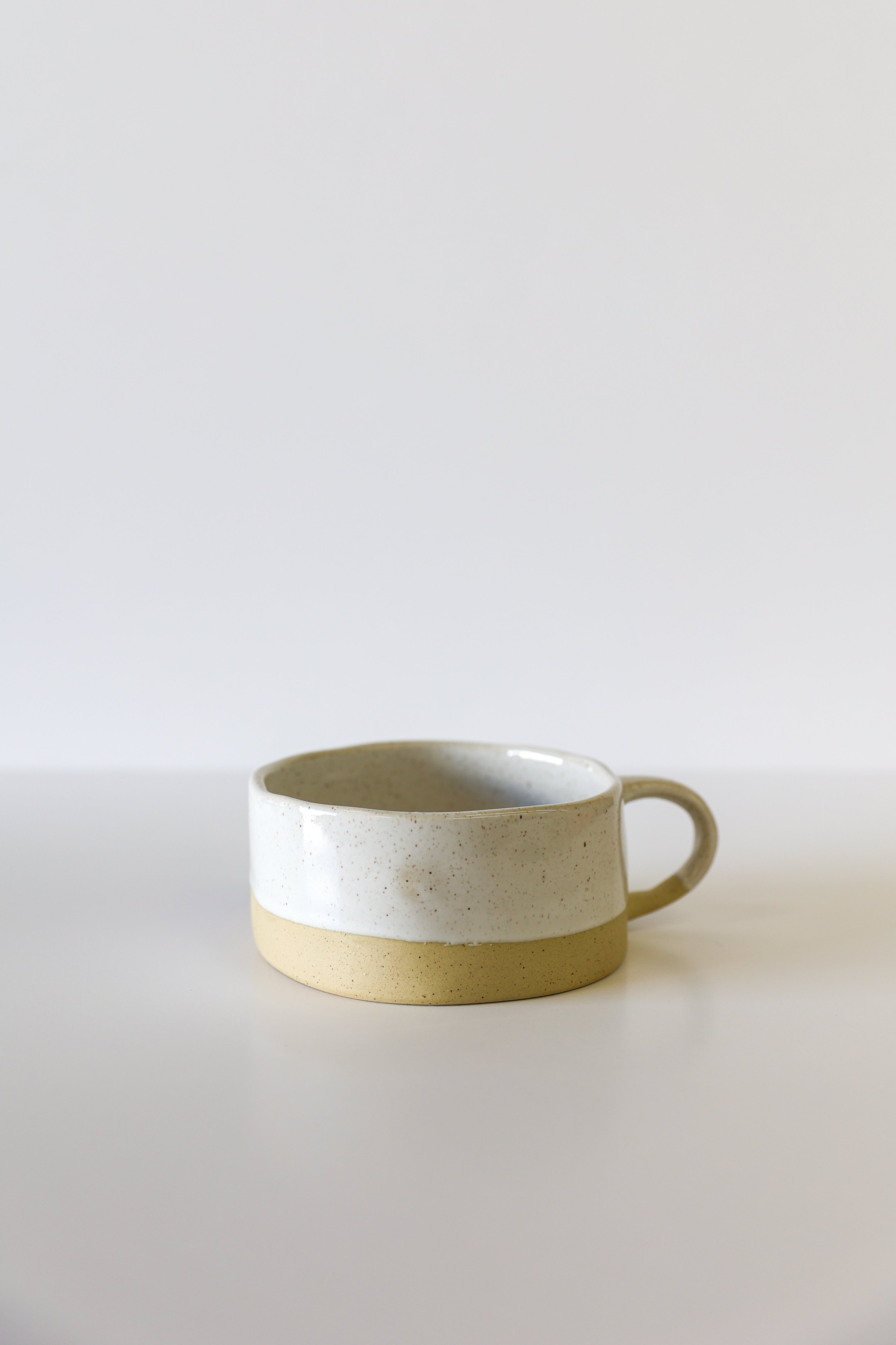 Glazed Garage Ceramics Avalon Soup Bowl | White Speckle (Set of 2) | Heirloom Boulevard