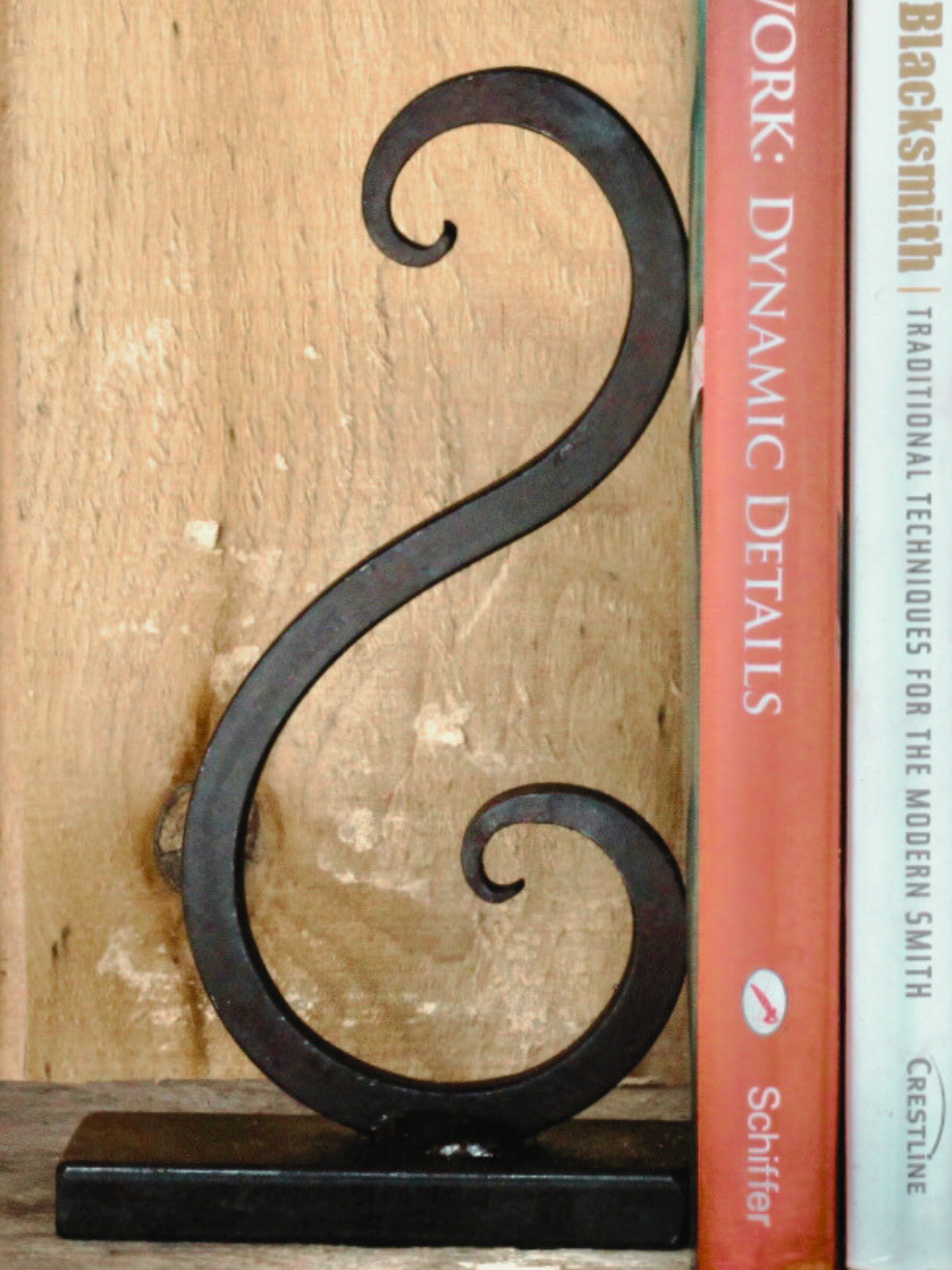 Wicks Forge Bookends - Scrolled Design | Heirloom Boulevard