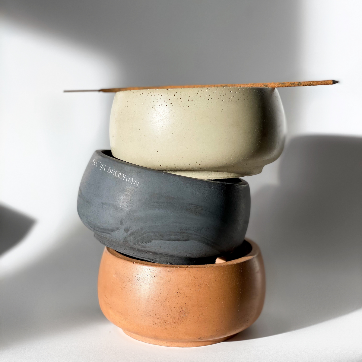 Cena Incense Holder - Handcrafted Concrete Incense Burner | Sunday Nomad