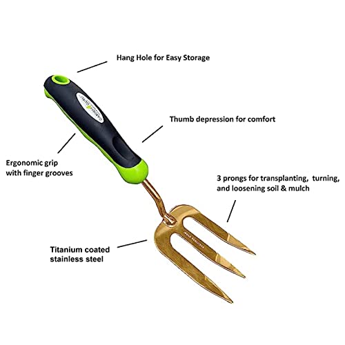Garden Guru Titanium Hand Weeder Fork Tool | Heirloom Boulevard