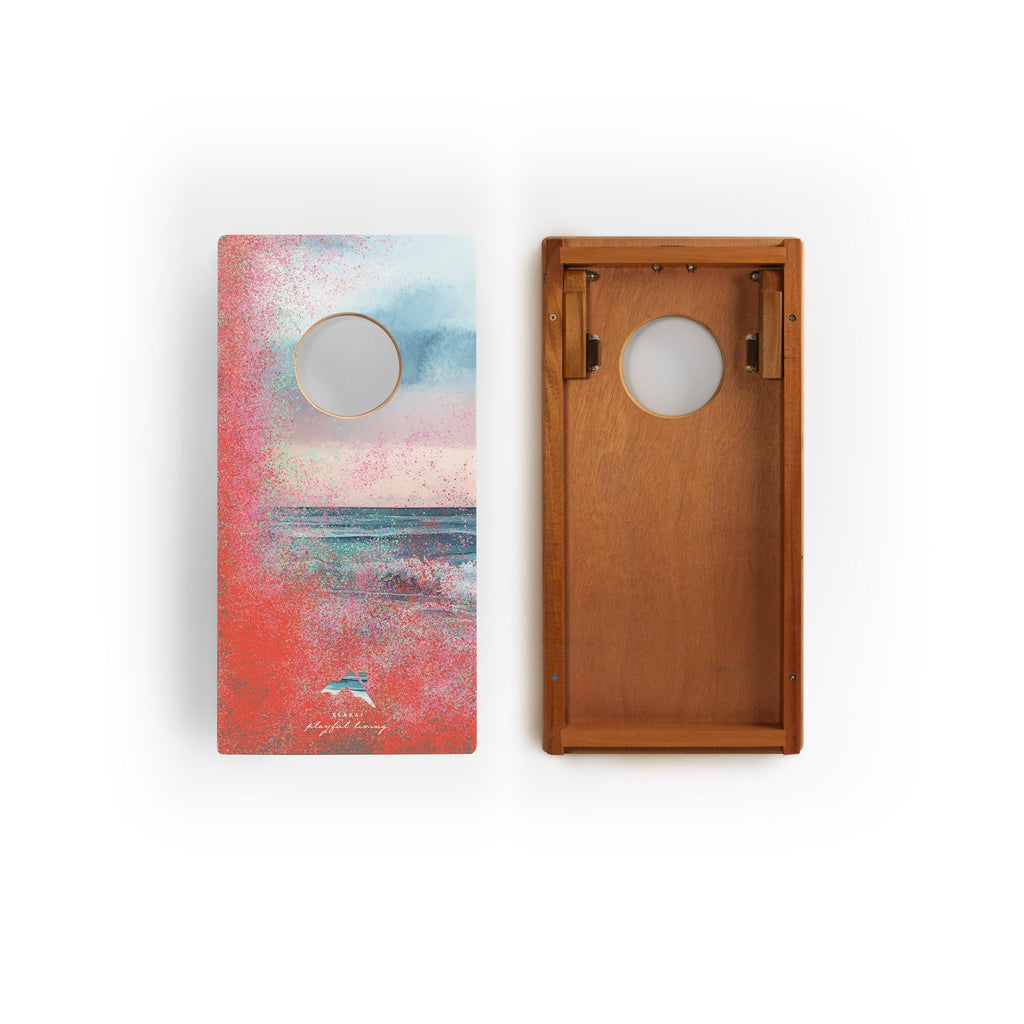 1ft x 2ft Graphic Travel Cornhole Set | Modern Play Collection | Heirloom Boulevard