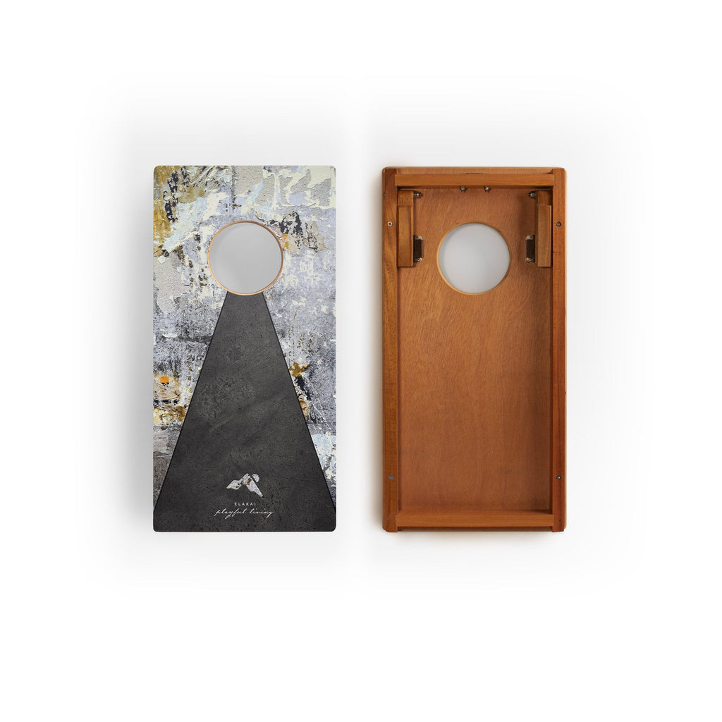 1ft x 2ft Graphic Travel Cornhole Set | Modern Play Collection | Heirloom Boulevard