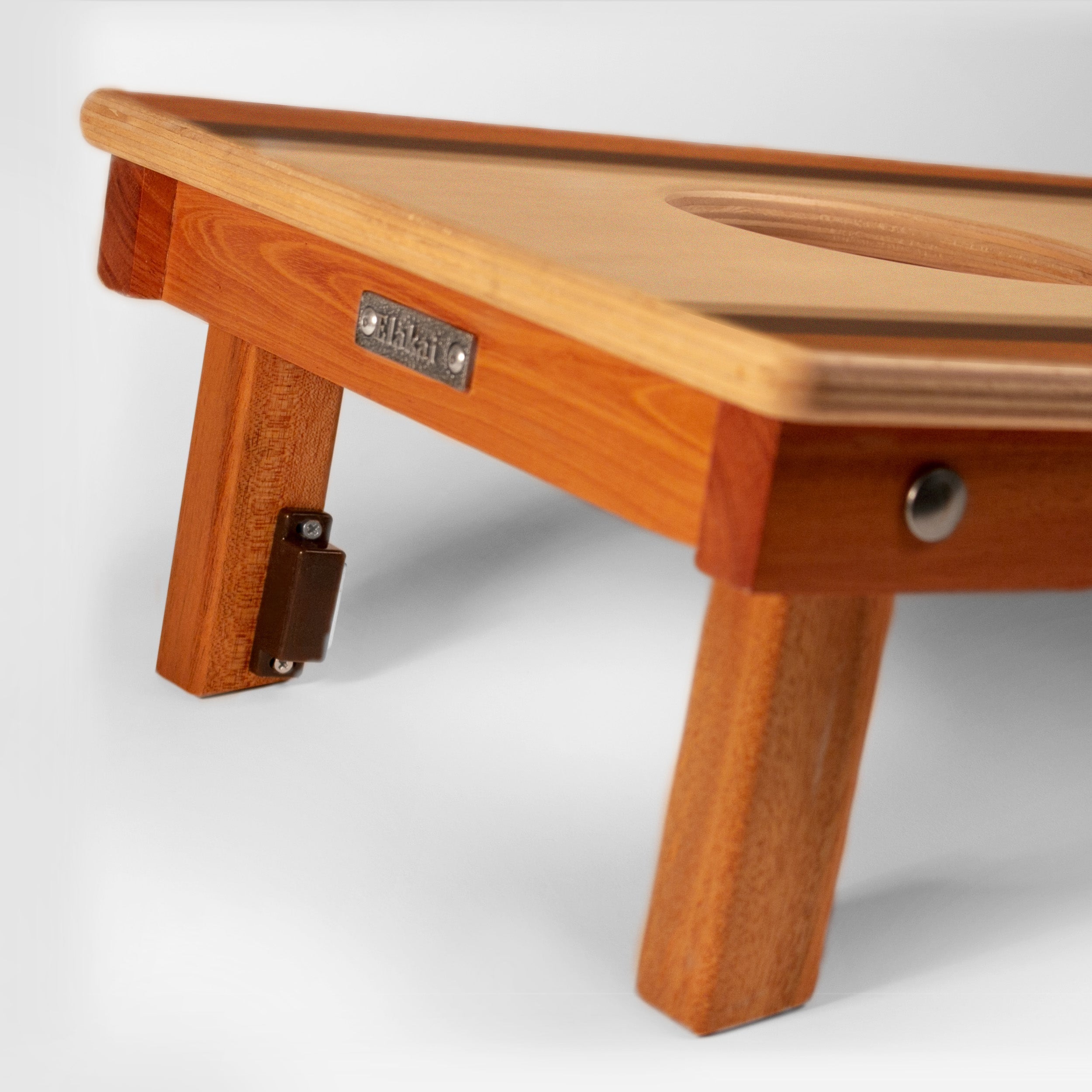 Elakai 1ft x 2ft Graphic Wood Travel Cornhole Set | Classic Beach Stripes Collection | Heirloom Boulevard