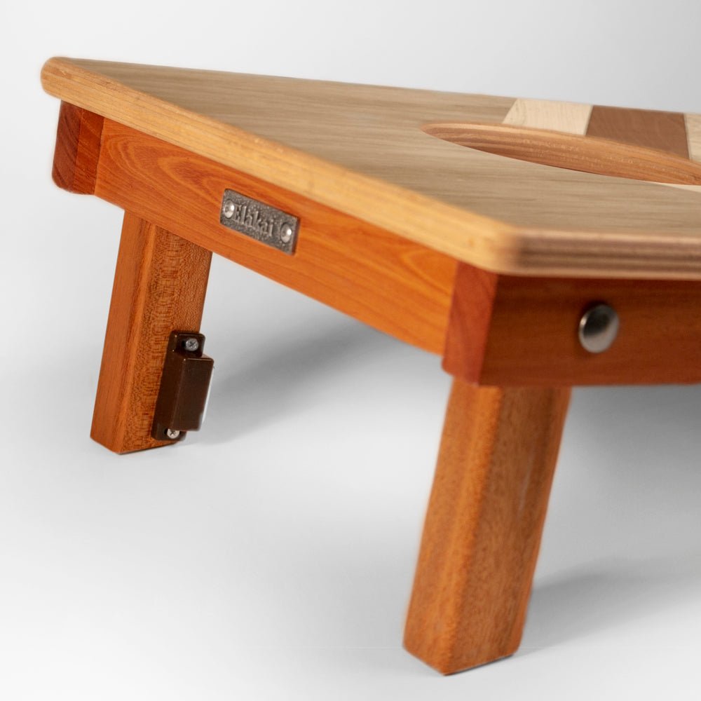 Elakai 1ft x 2ft Graphic Wood Travel Cornhole Set | Modern Angle Collection | Heirloom Boulevard