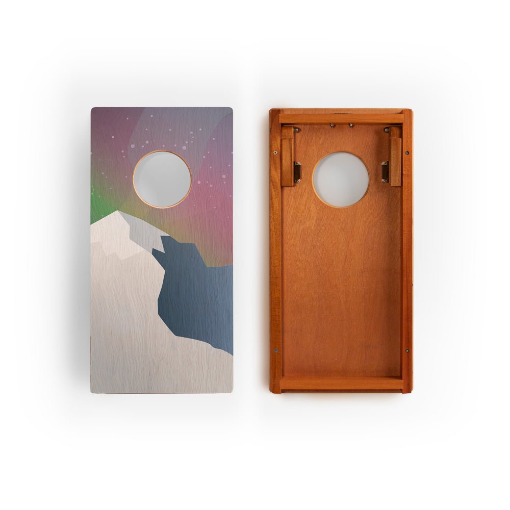 Elakai 1ft x 2ft Graphic Wood Travel Cornhole Set | National Parks Inspired Collection | Heirloom Boulevard