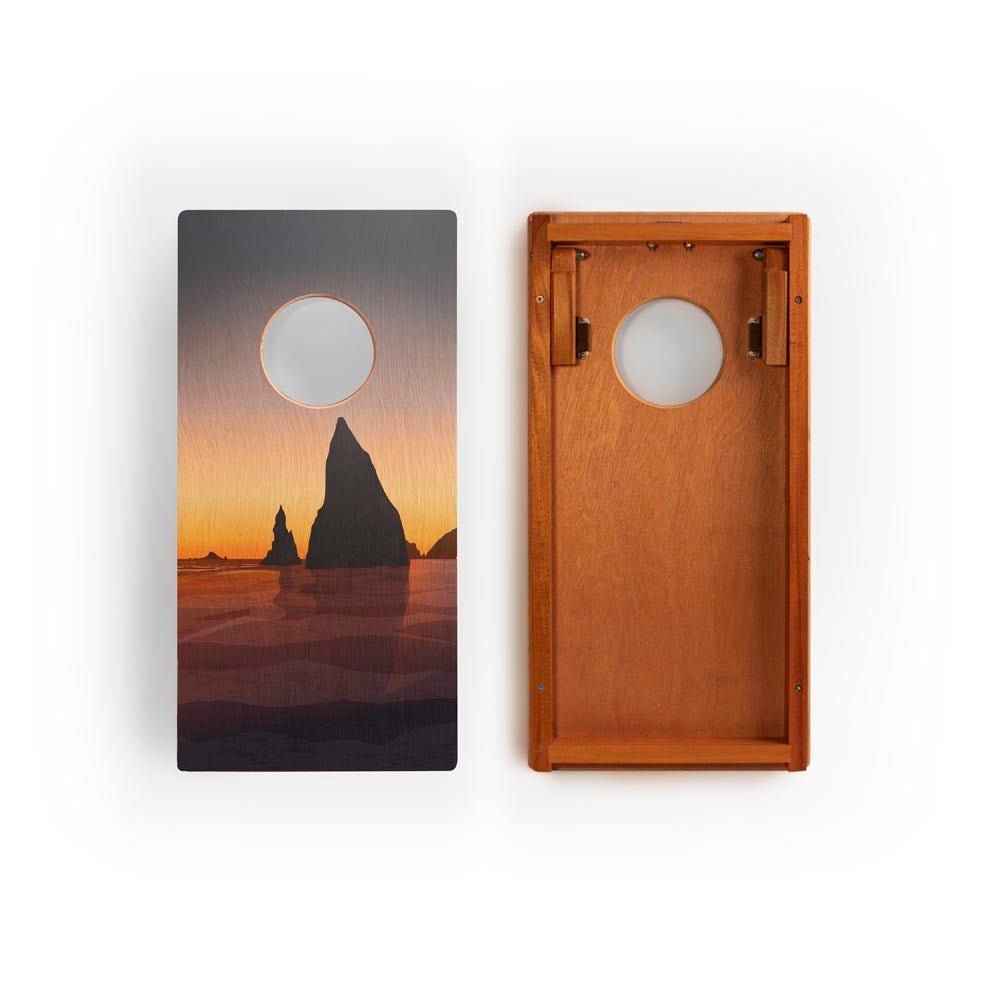 Elakai 1ft x 2ft Graphic Wood Travel Cornhole Set | National Parks Inspired Collection | Heirloom Boulevard
