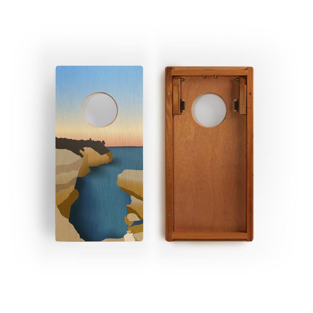 Elakai 1ft x 2ft Graphic Wood Travel Cornhole Set | National Parks Inspired Collection | Heirloom Boulevard