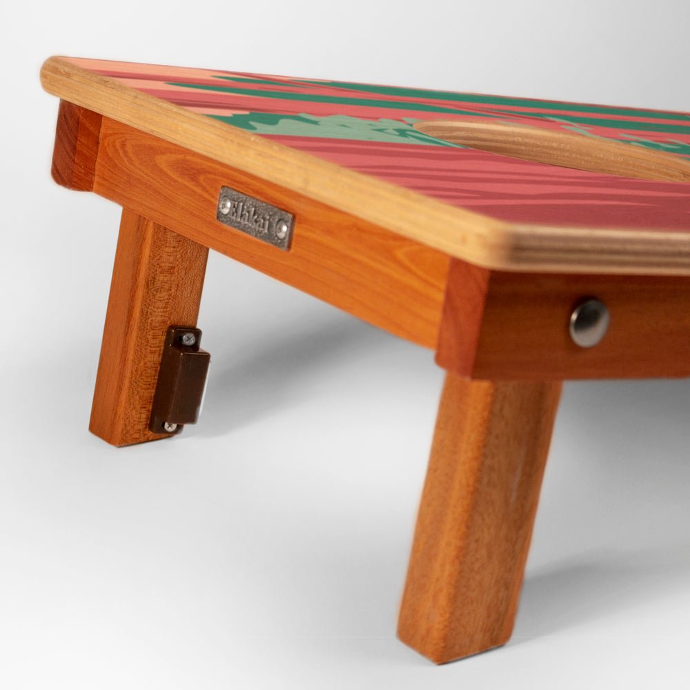 Elakai 1ft x 2ft Graphic Wood Travel Cornhole Set | National Parks Inspired Collection | Heirloom Boulevard