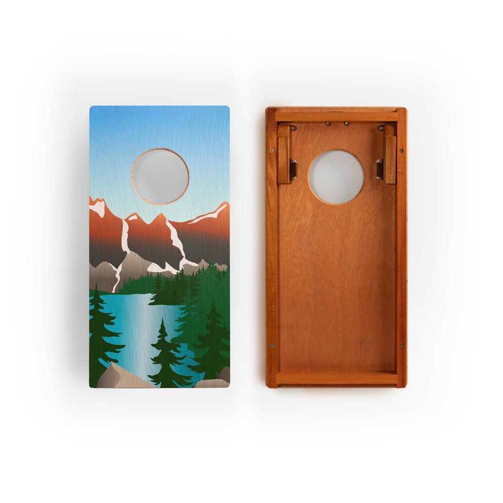 Elakai 1ft x 2ft Graphic Wood Travel Cornhole Set | National Parks Inspired Collection | Heirloom Boulevard