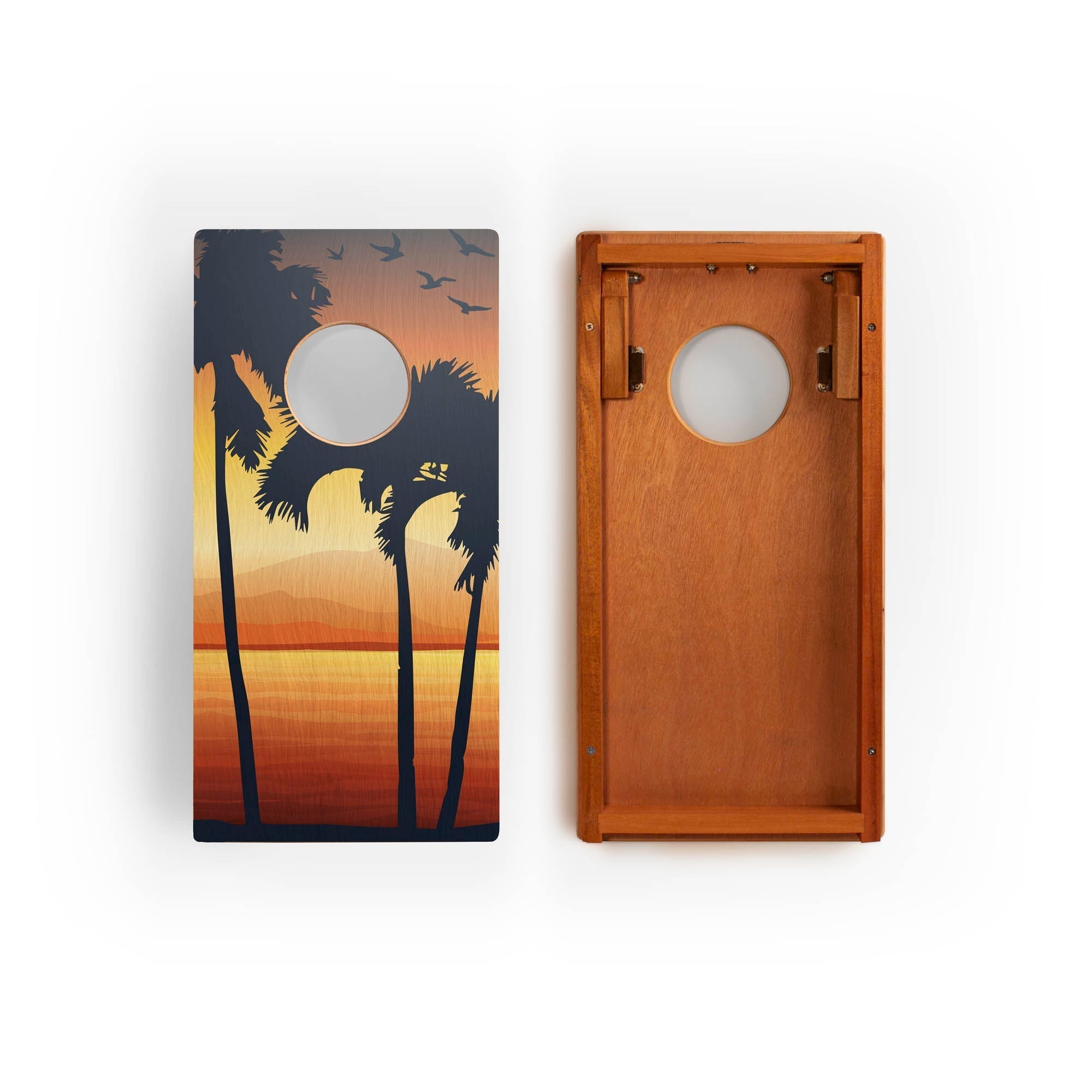 Elakai 1ft x 2ft Graphic Wood Travel Cornhole Set | National Parks Inspired Collection | Heirloom Boulevard