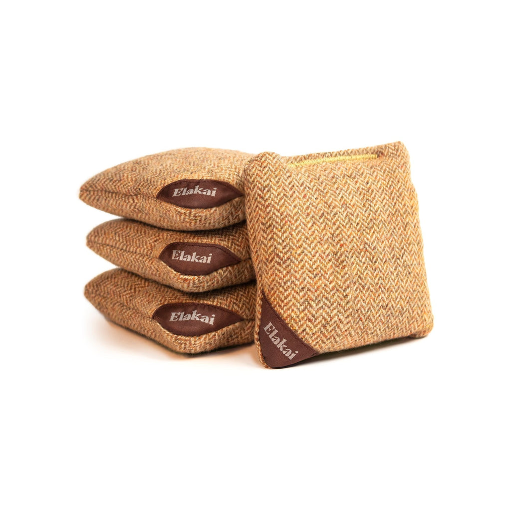 Elakai 1ft x 2ft Resin & Wood Travel Cornhole Set | Beach Wave | Heirloom Boulevard