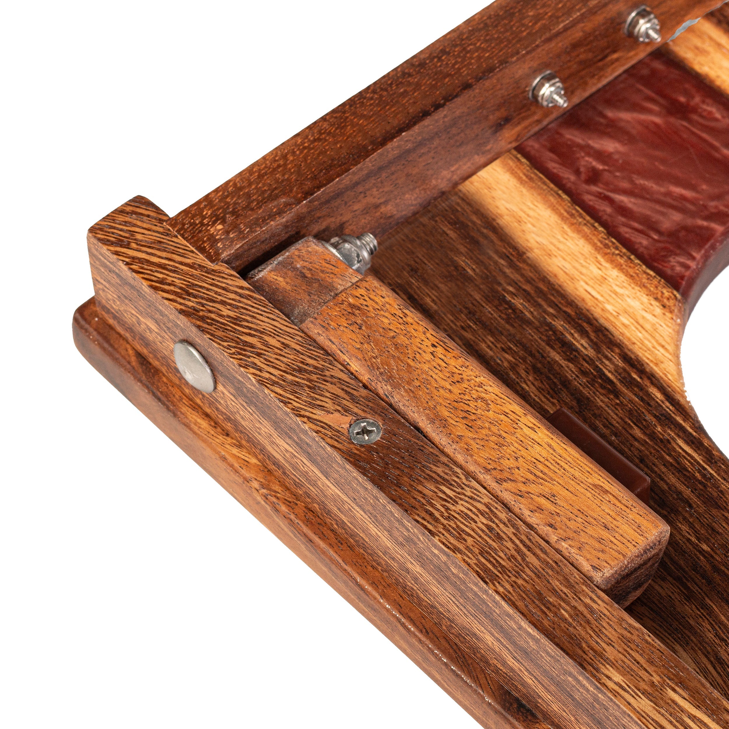 Elakai 1ft x 2ft Resin & Wood Travel Cornhole Set | Live Edge River Collection | Heirloom Boulevard