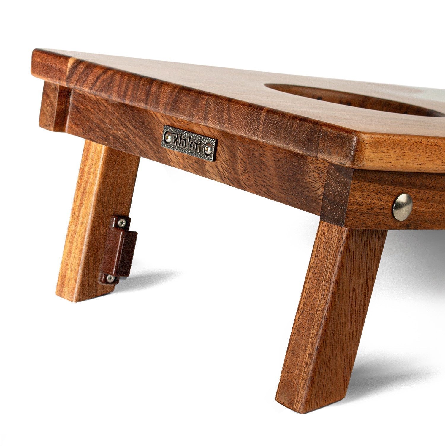 Elakai 1ft x 2ft Resin & Wood Travel Cornhole Set | Mountain Collection | Heirloom Boulevard