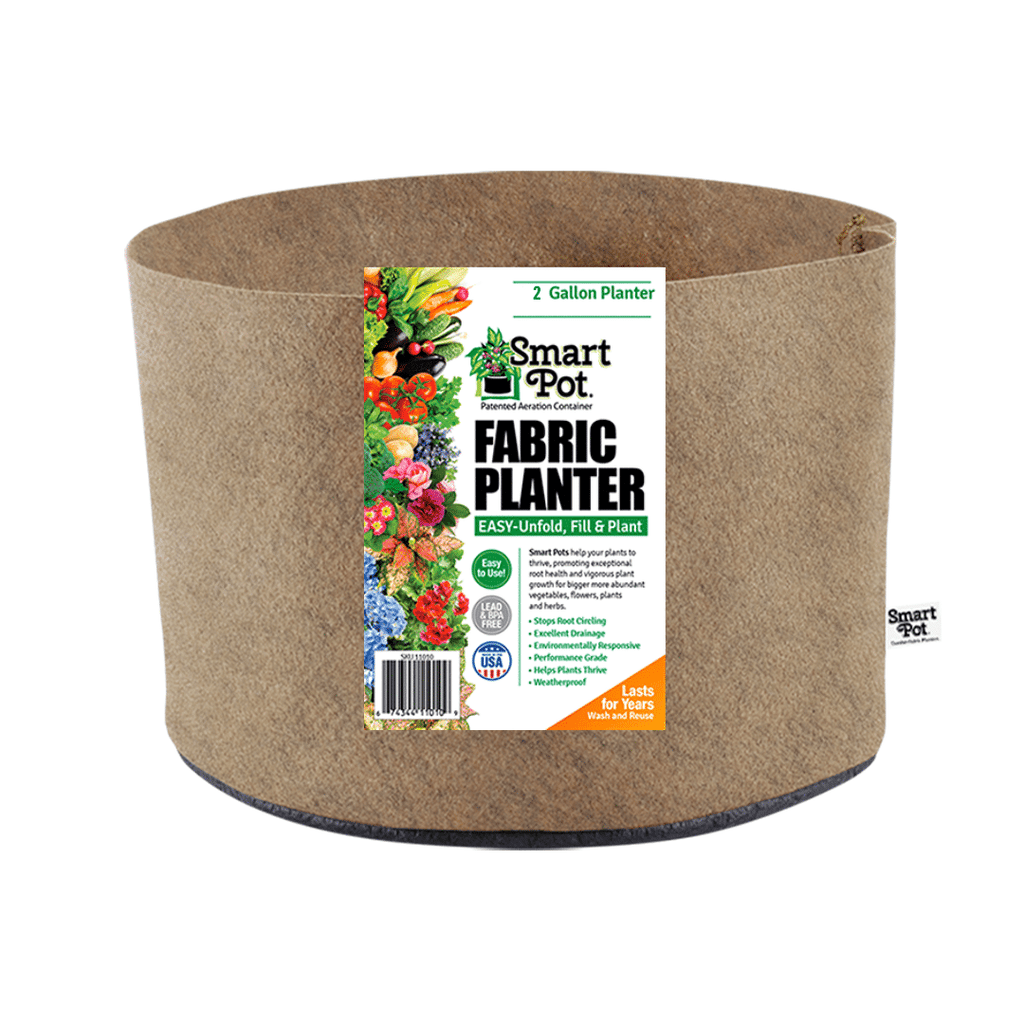 Smart Pot Fabric Planter 2 Gallon Natural Without Handles | Heirloom Boulevard
