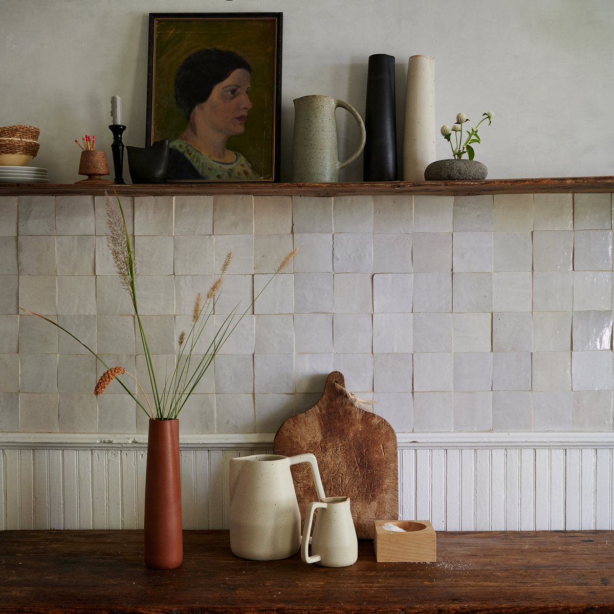 Bloomist Off-White Novah Pitcher | Heirloom Boulevard