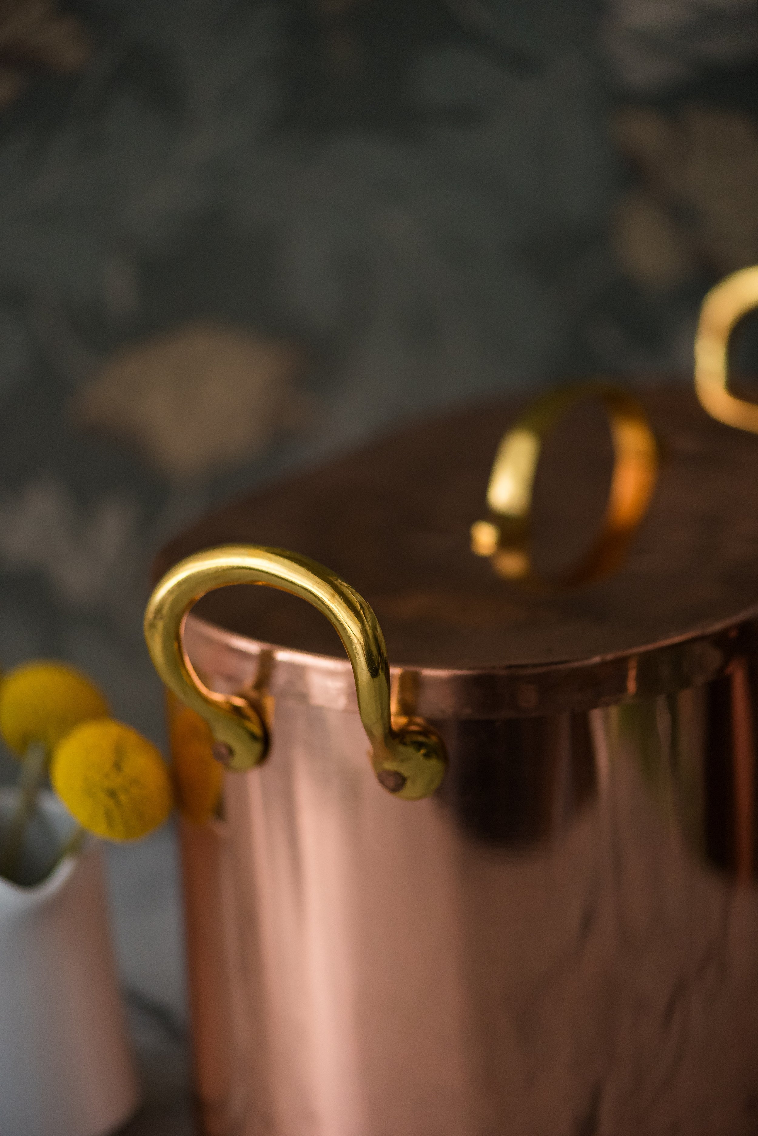 Galley & Fen Copper Bread Box with Brass Handles | Heirloom Boulevard