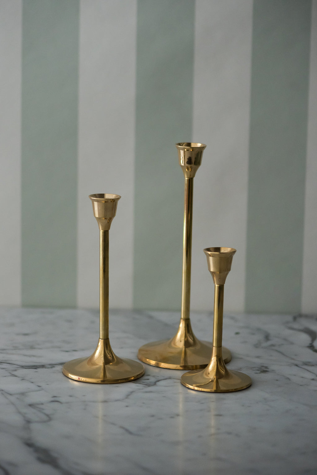 Galley & Fen Brass Candle Holders | Heirloom Boulevard
