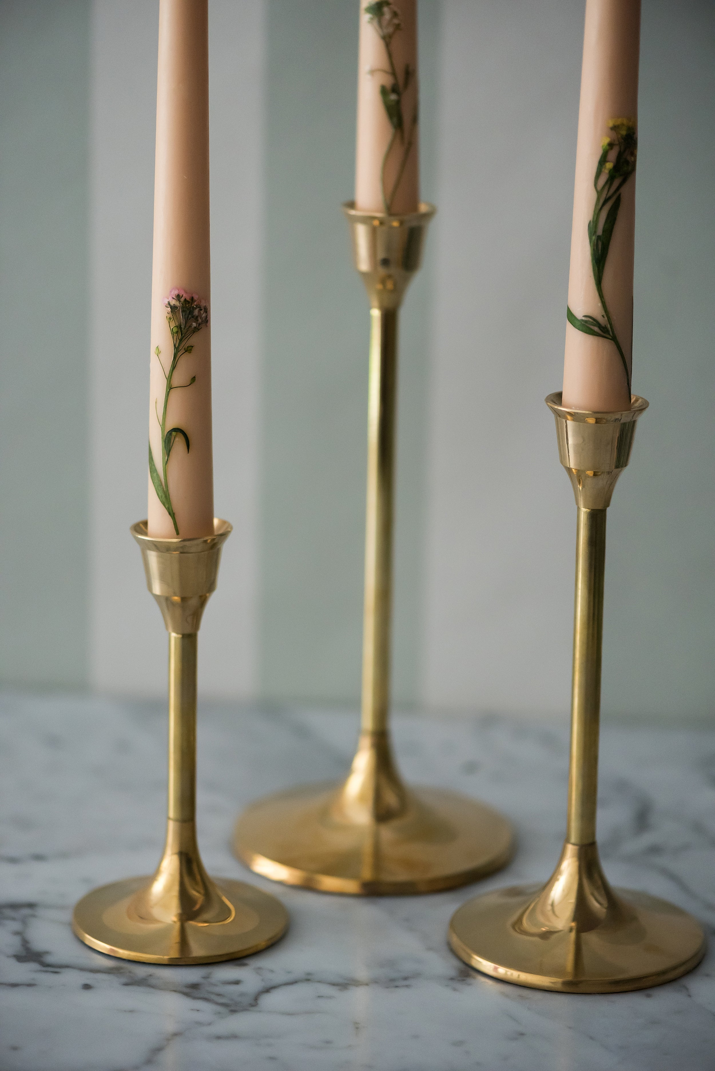 Brass Candle Holders - Thumbnail 4