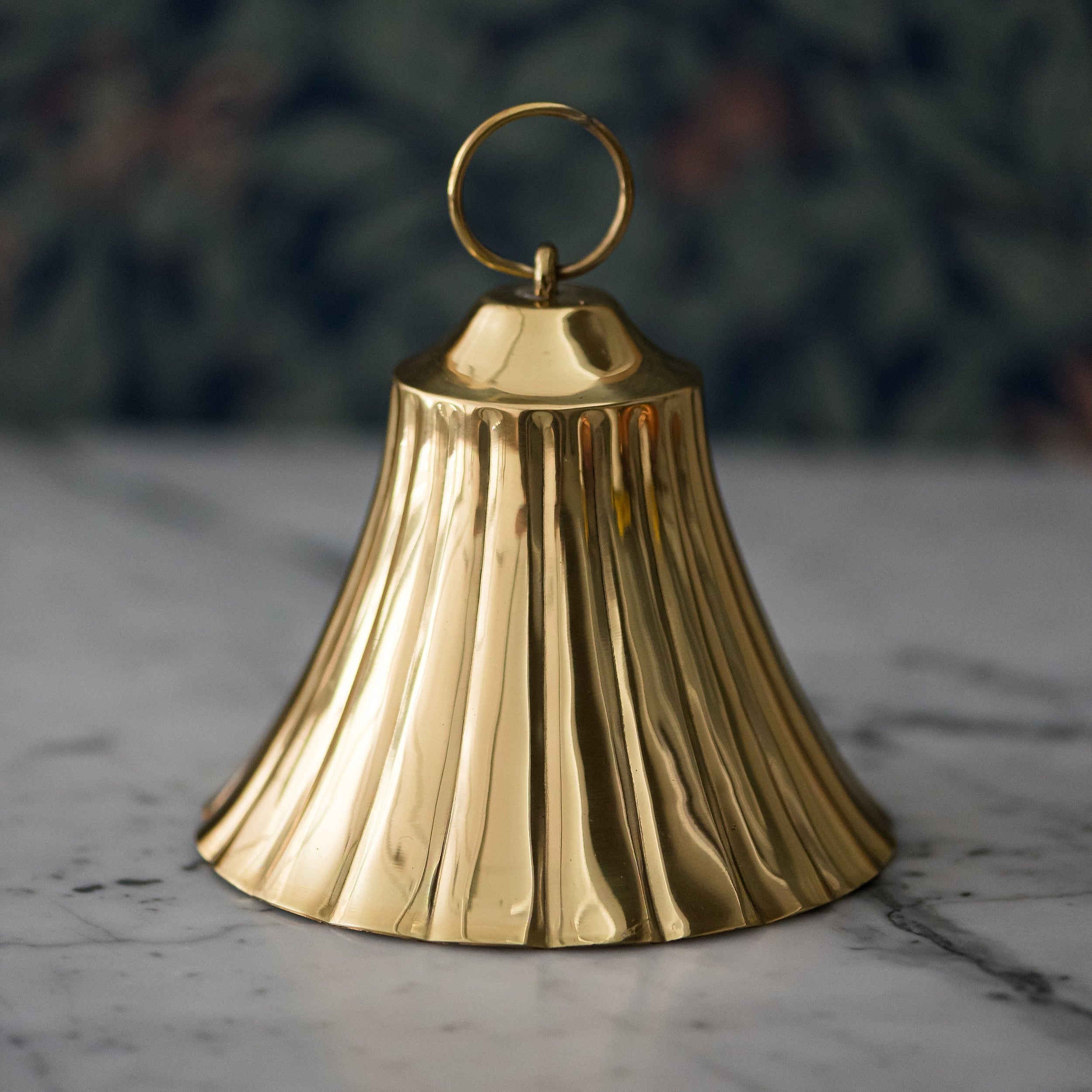 Galley & Fen Scalloped Brass Bell | Heirloom Boulevard