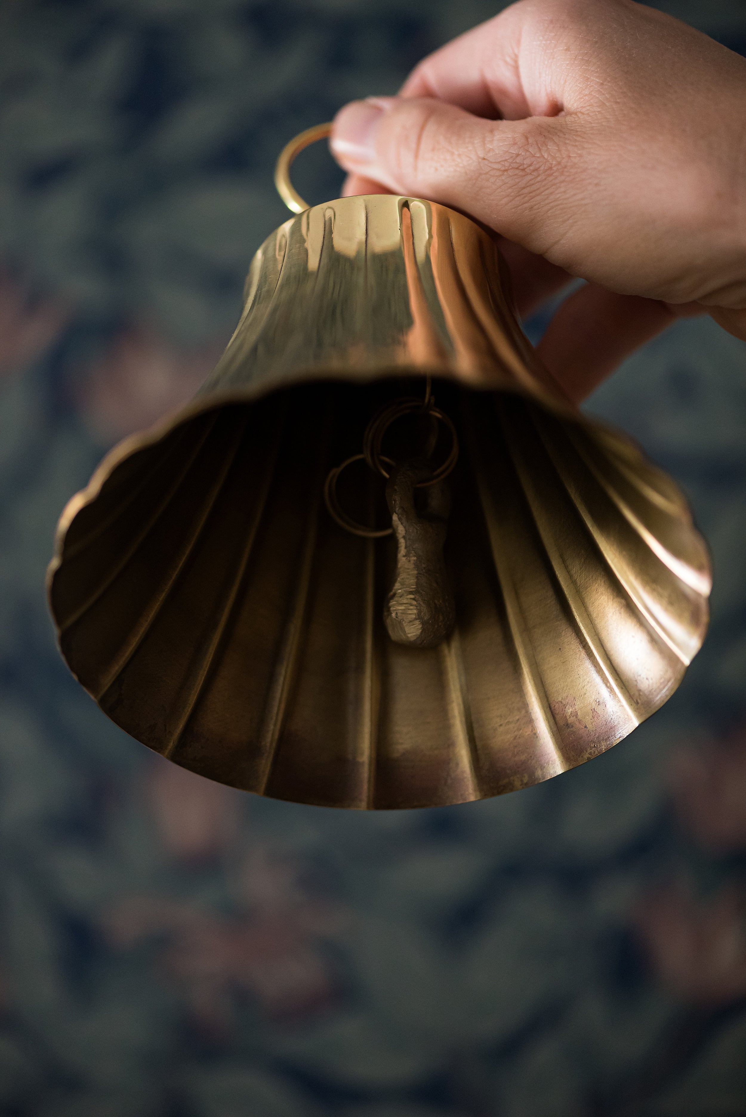 Galley & Fen Scalloped Brass Bell | Heirloom Boulevard