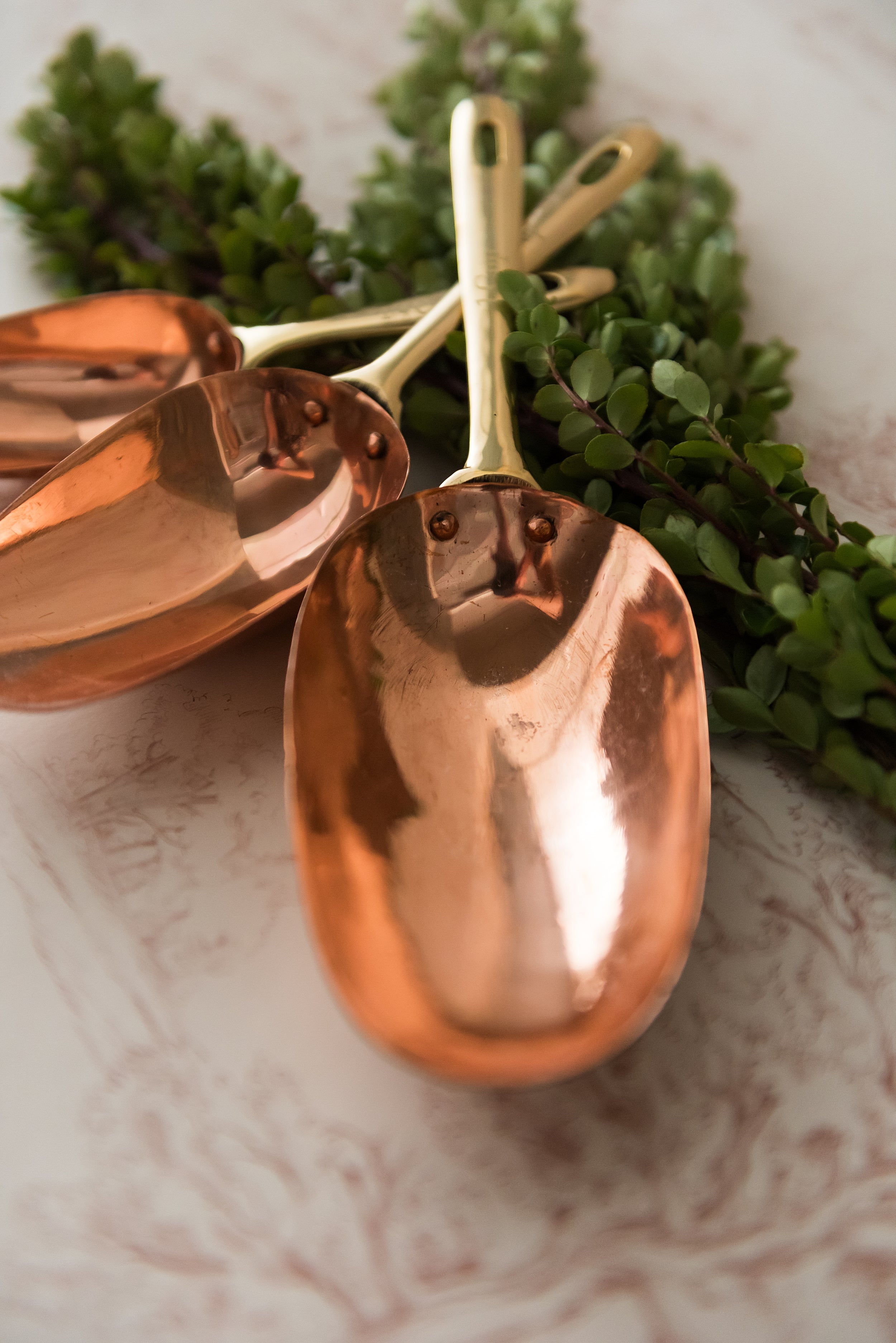 Galley & Fen Copper Measuring Scoops | Heirloom Boulevard