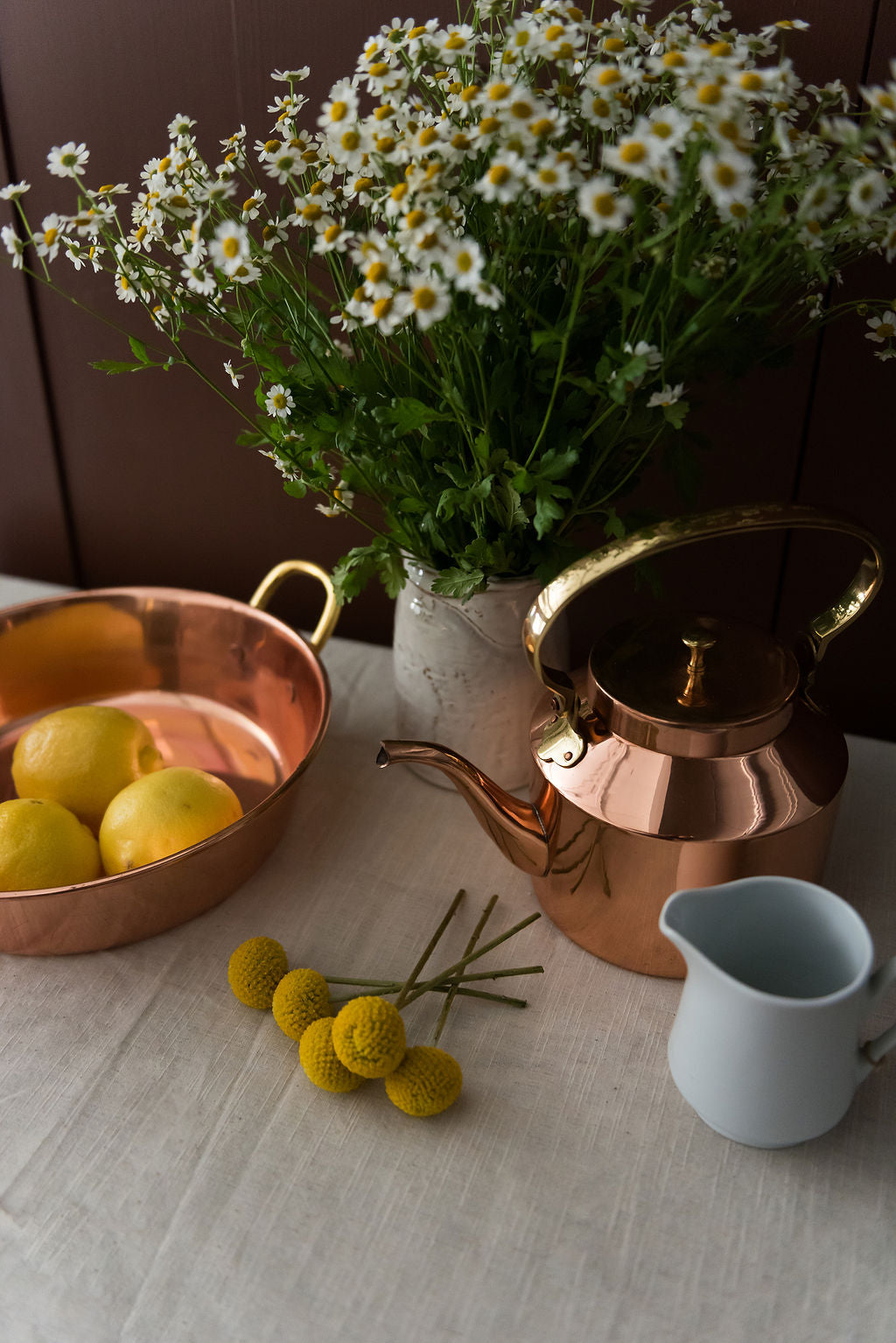 Galley & Fen Neutral Linen Tablecloth | Heirloom Boulevard