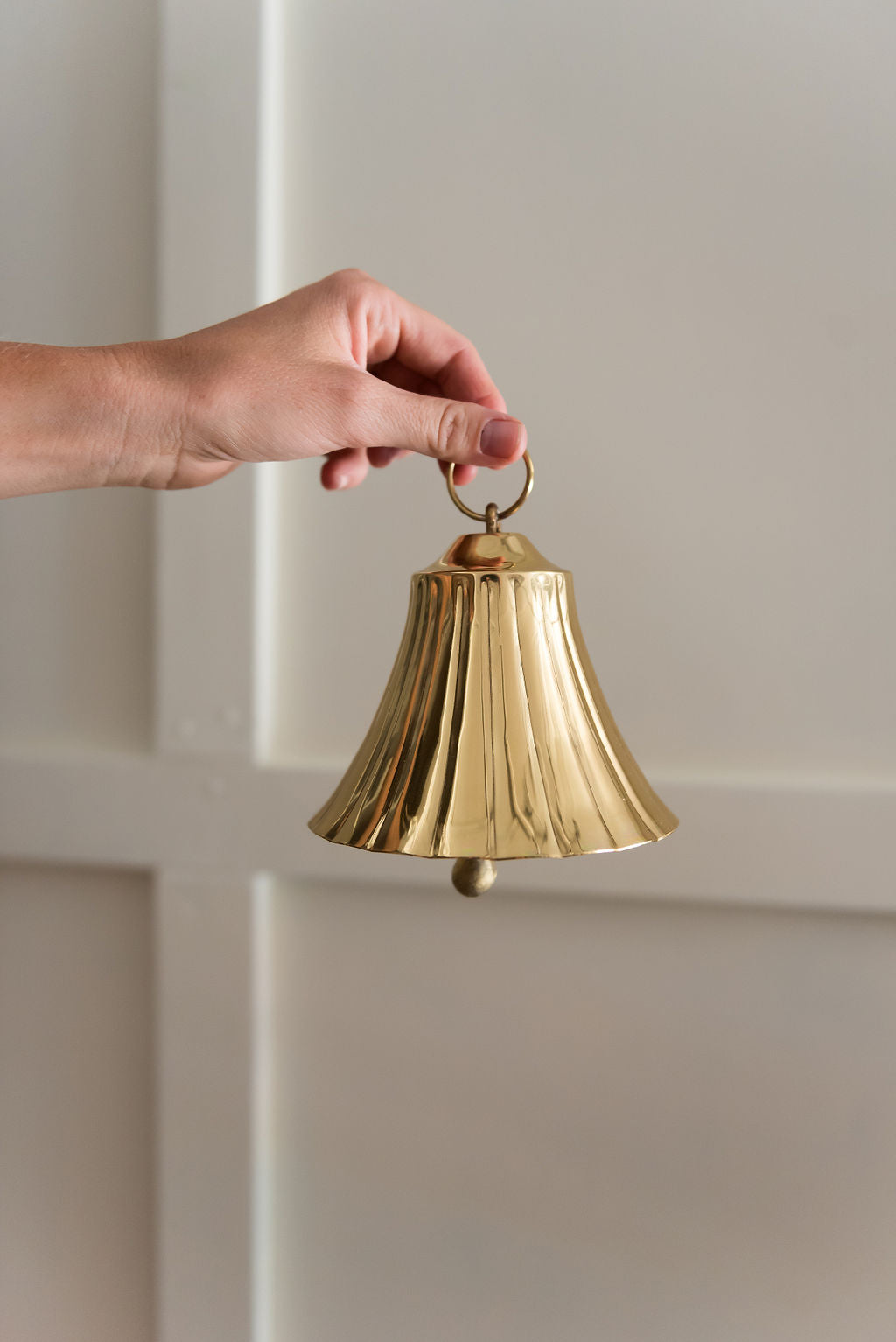 Galley & Fen Scalloped Brass Bell | Heirloom Boulevard