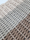 Brown, Tan & Light Tan Ombre Rope Mat 60 x 20 | Heirloom Boulevard