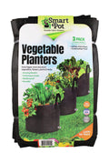 Smart Pot 15-Gallon Vegetable Planters (3 Pack) Black | Heirloom Boulevard