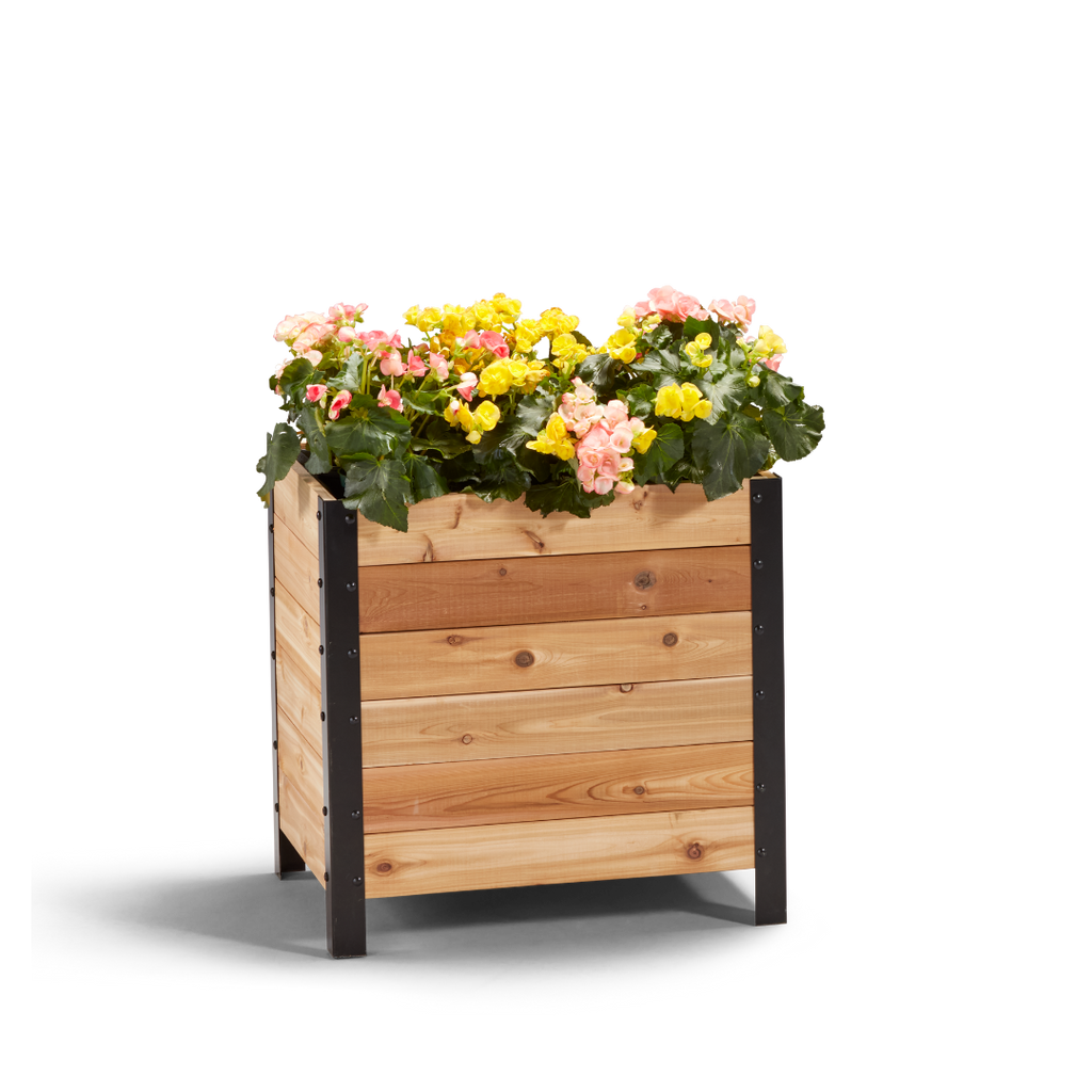 Cedar Planters 18" x 24" Planter Box - 24" TALL | Heirloom Boulevard