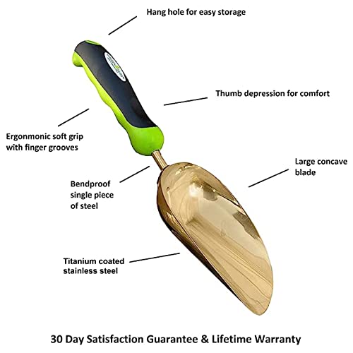 Garden Guru Titanium Garden Scoop Trowel | Heirloom Boulevard