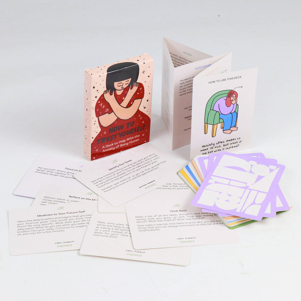 How to Trust Yourself Self Care Cards for Anxiety I AM & CO | Heirloom Boulevard