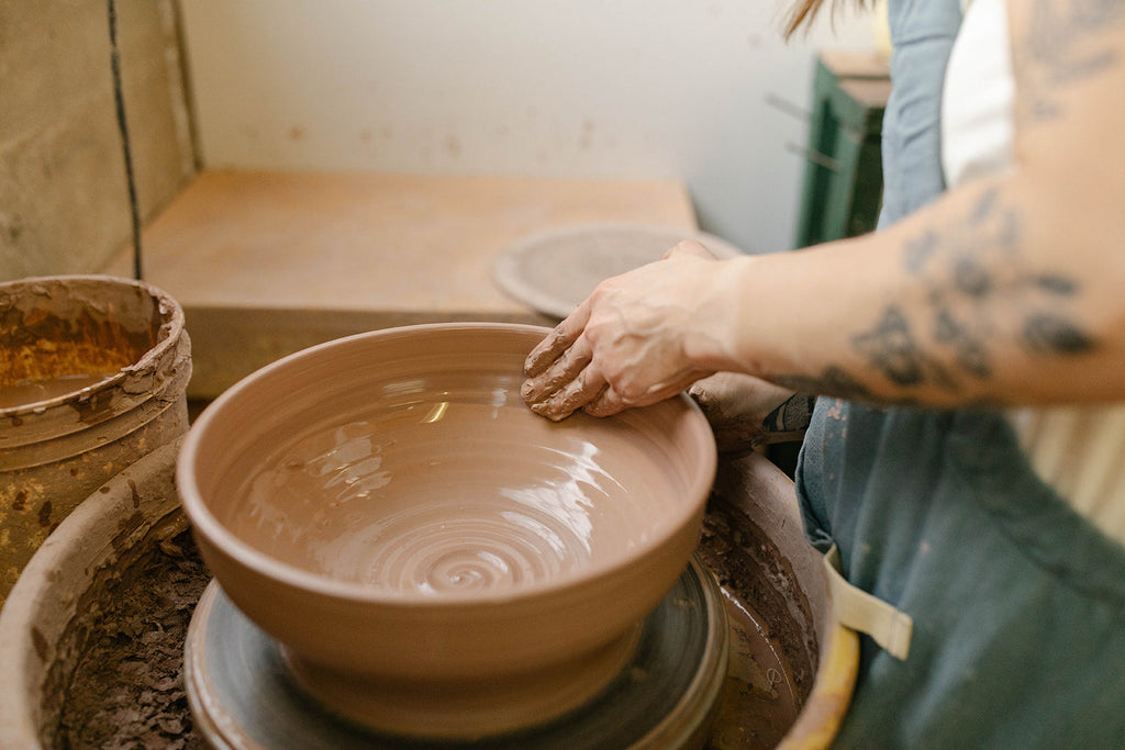 KJ Pottery Serving Bowl | Heirloom Boulevard
