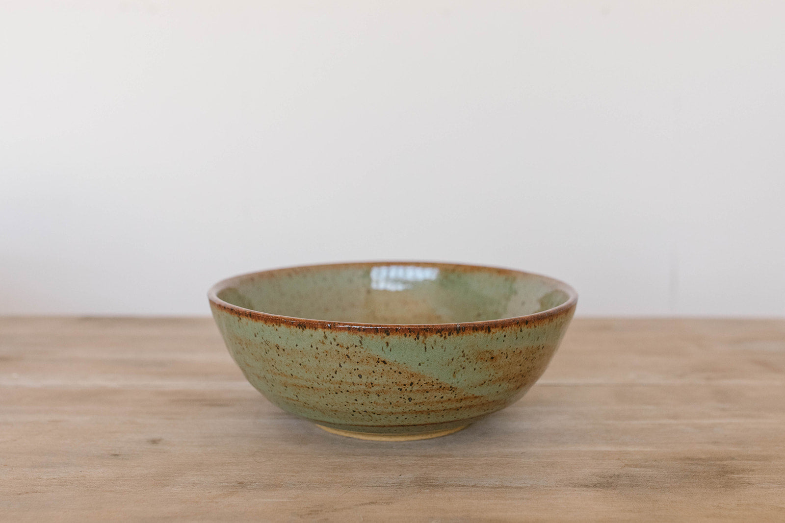 KJ Pottery Ramen Bowl Desert Green | Heirloom Boulevard