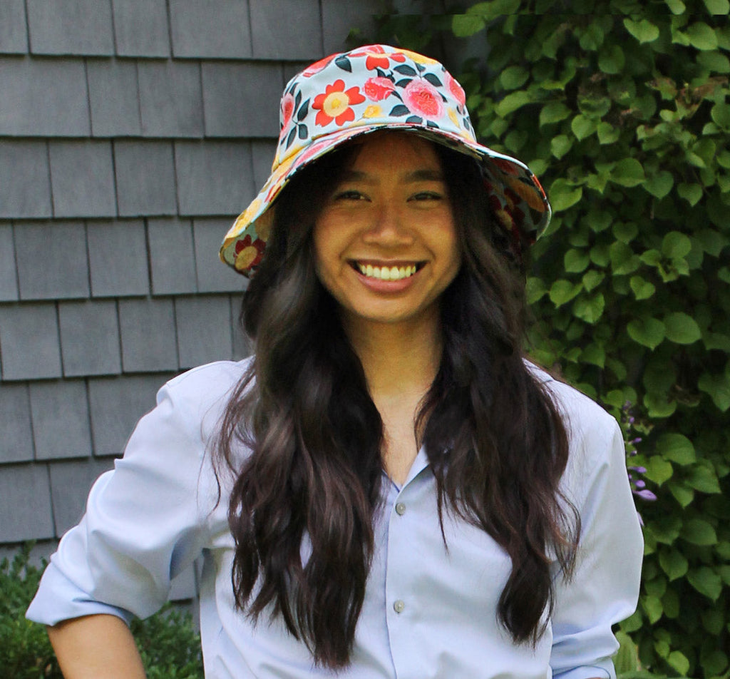 Cotton Bucket Sun Hat in Heirloom Garden | Heirloom Boulevard