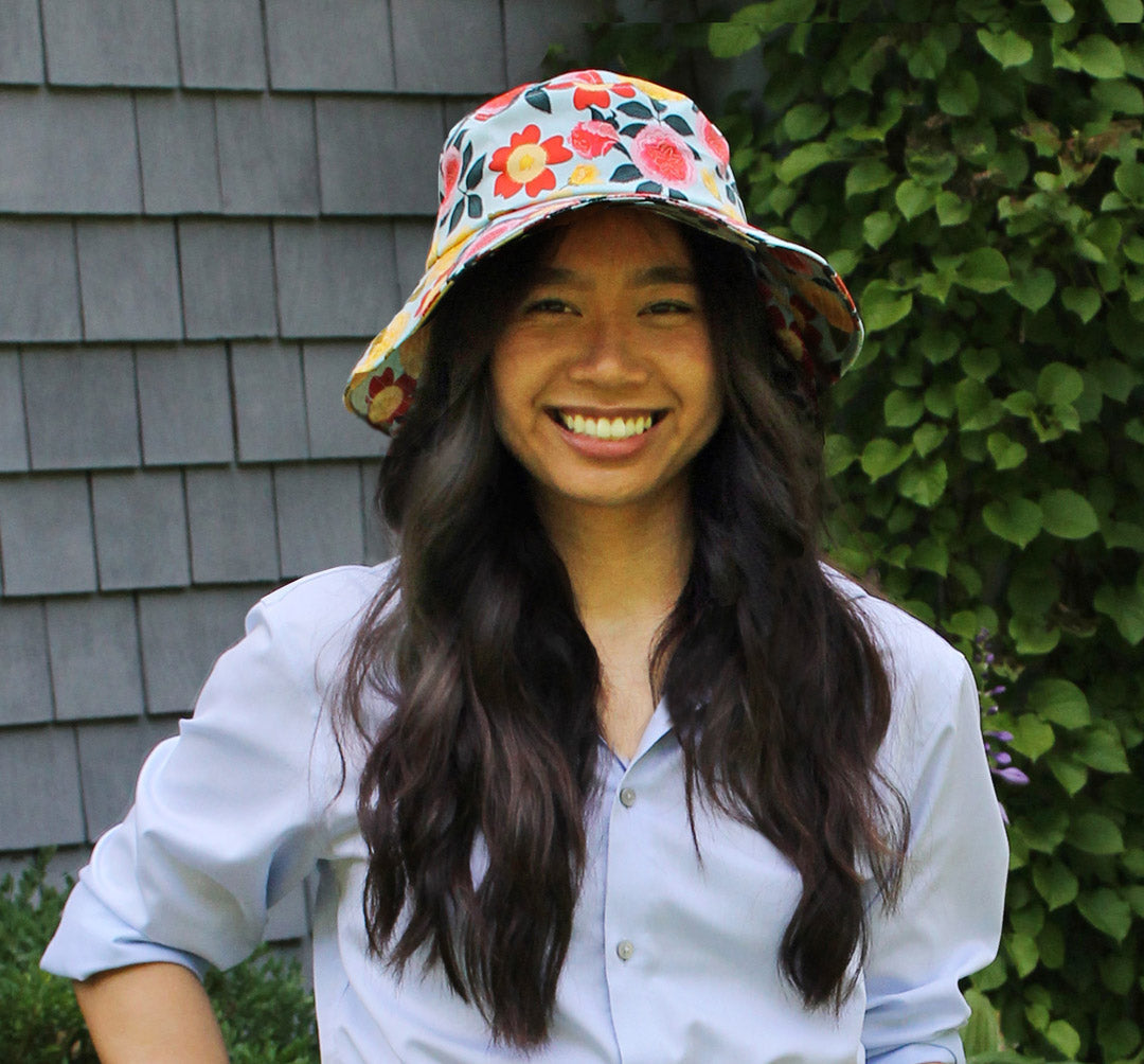 Cotton Bucket Sun Hat in Heirloom Garden | Heirloom Boulevard