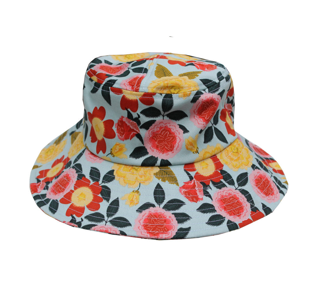 Cotton Bucket Sun Hat in Heirloom Garden | Heirloom Boulevard