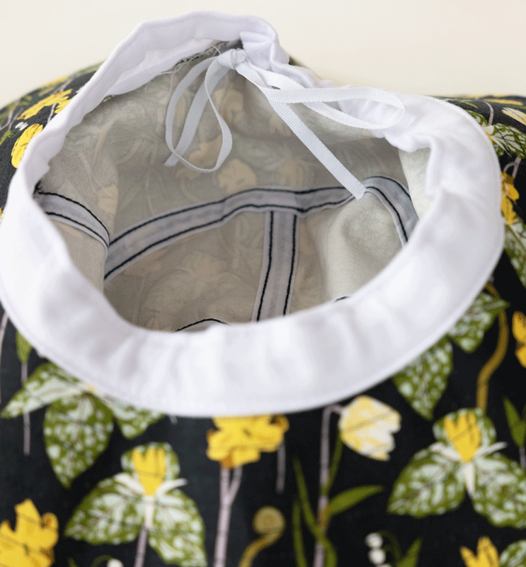 Cotton Bucket Sun Hat in Woodland Garden | Heirloom Boulevard