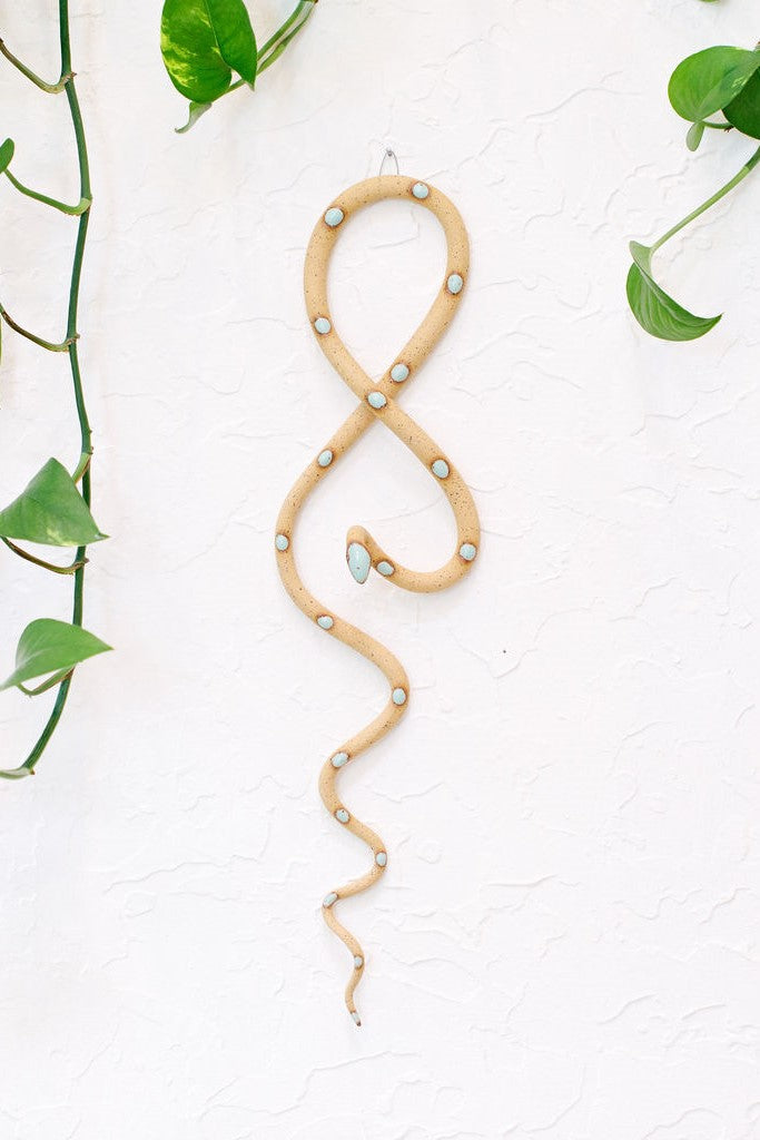 Carter + Rose, Ceramic Wall Snake Selma | Heirloom Boulevard