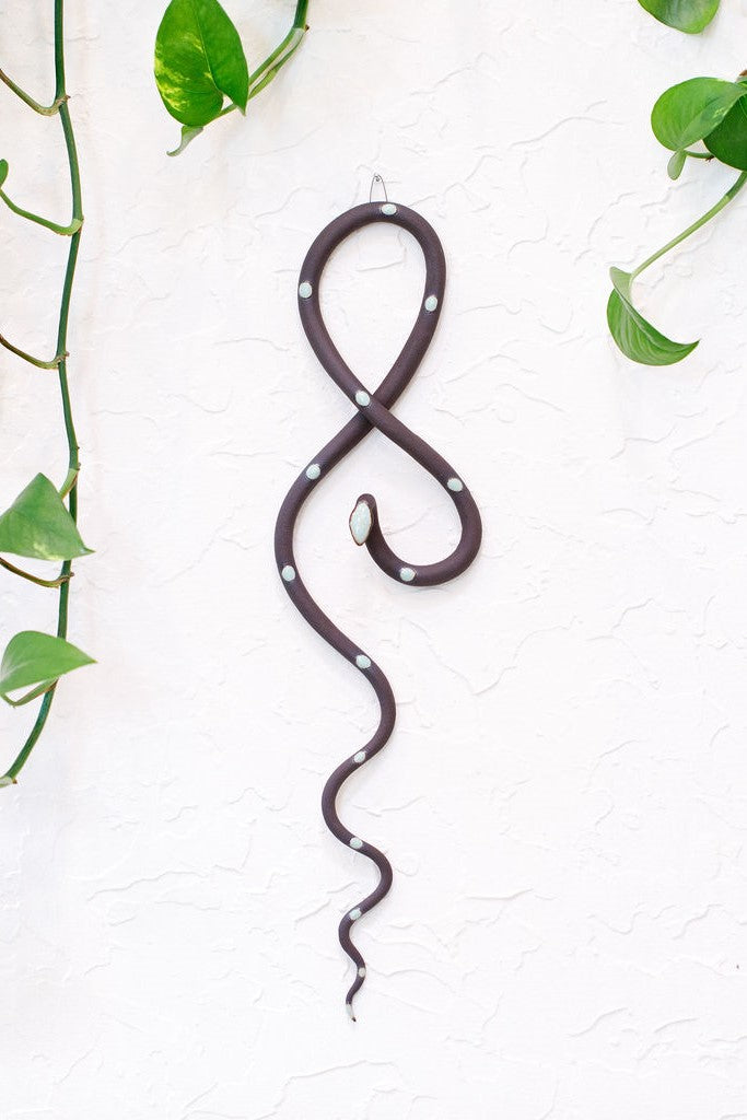Carter + Rose, Ceramic Wall Snake Stevie | Heirloom Boulevard