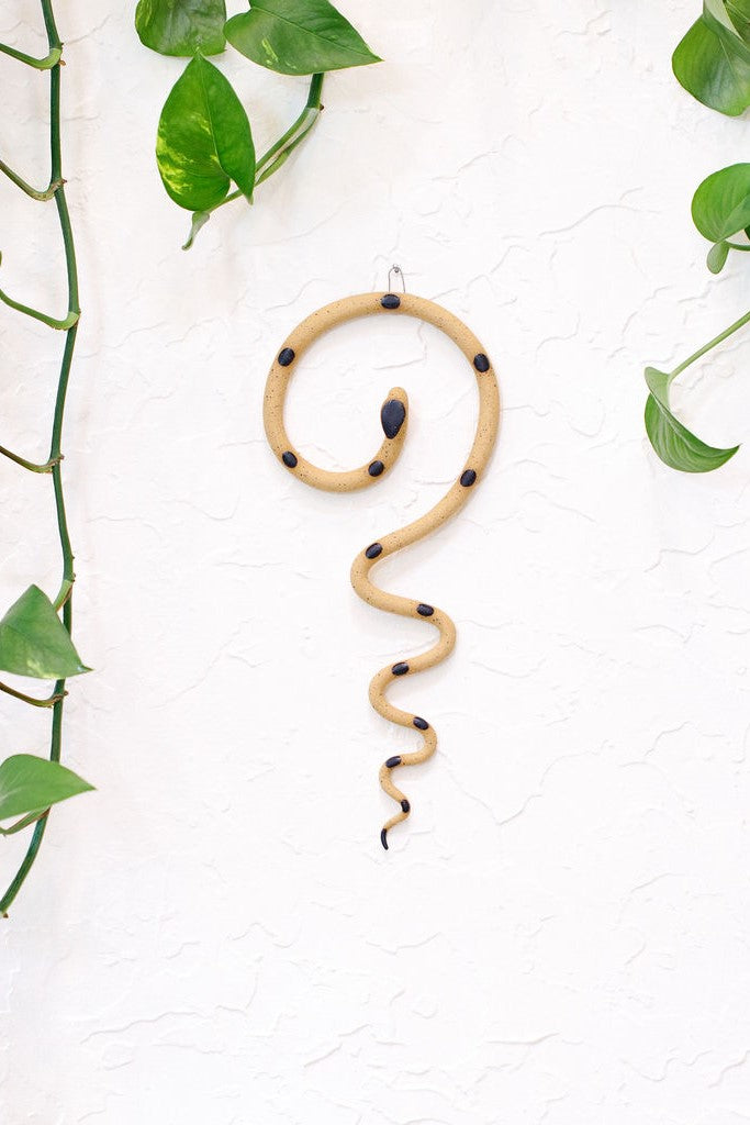 Carter + Rose, Medium Ceramic Wall Snake Carter + Rose | Heirloom Boulevard