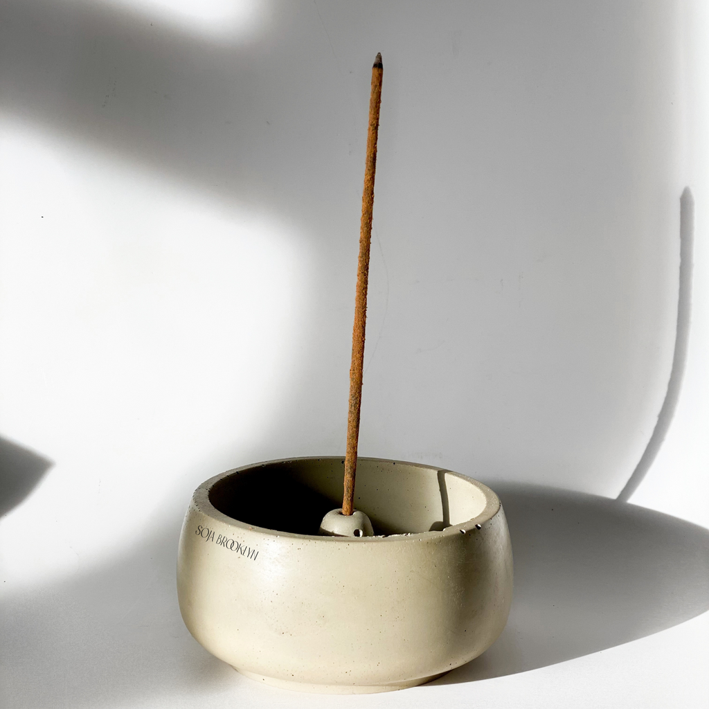 Cena Incense Holder Oat | Heirloom Boulevard