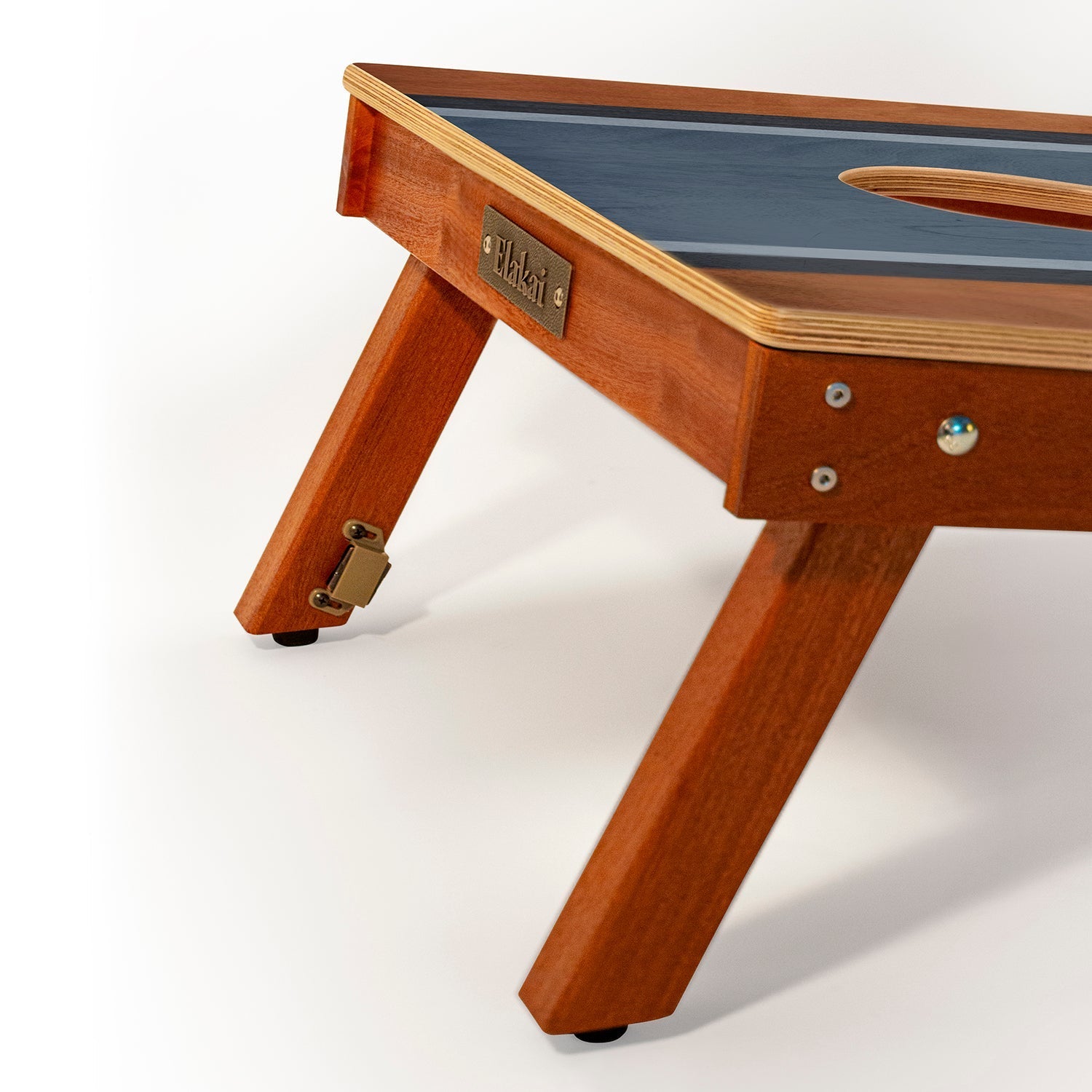 Elakai 2ft x 4ft Graphic Wood Classic Cornhole Set | Classic Beach Stripes Collection | Heirloom Boulevard