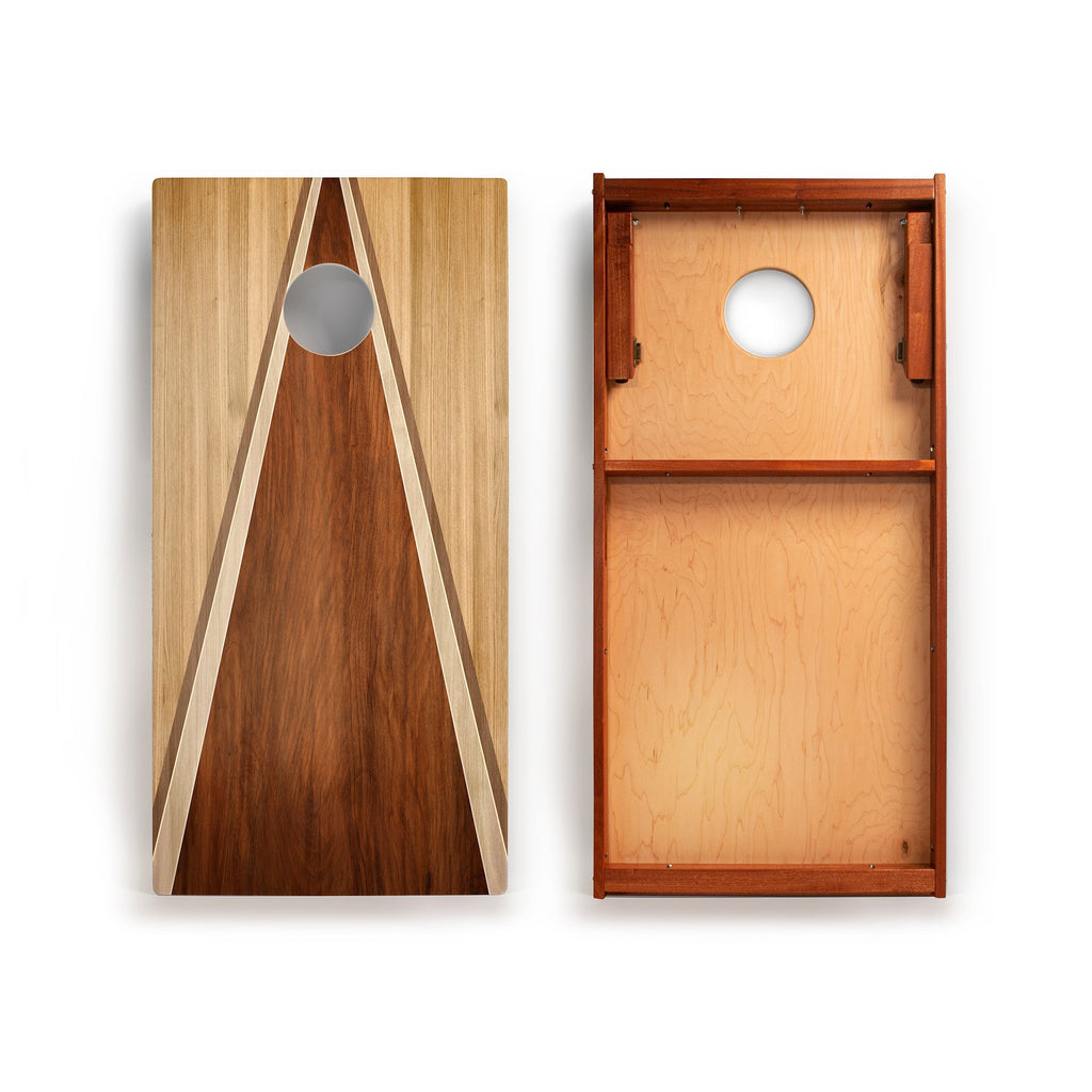 2ft x 4ft Graphic Wood Classic Cornhole Set | Classic Triangle Collection | Heirloom Boulevard