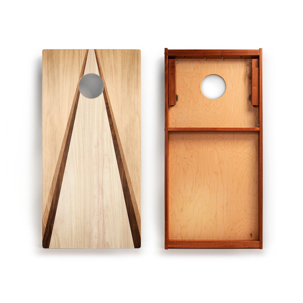 2ft x 4ft Graphic Wood Classic Cornhole Set | Classic Triangle Collection | Heirloom Boulevard
