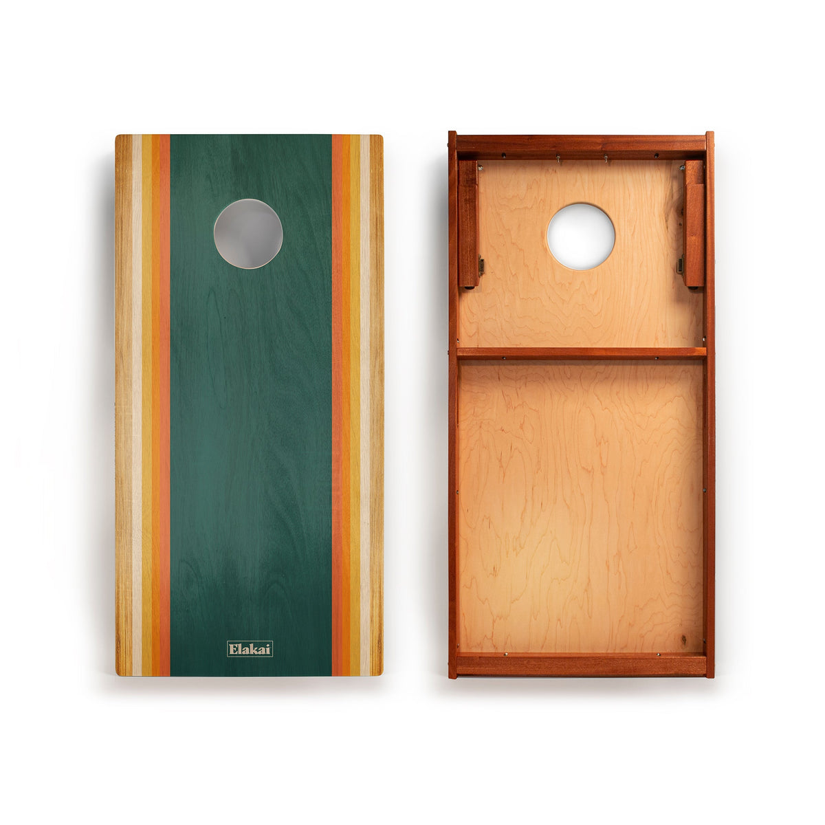2ft x 4ft Graphic Wood Classic Cornhole Set | Coastal Surf Beach Collection | Heirloom Boulevard
